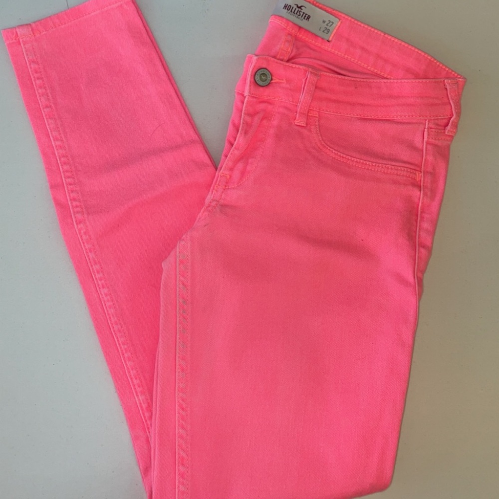 Pink jeans